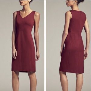 NWT - MM Lafleur Rachel dress, burgundy